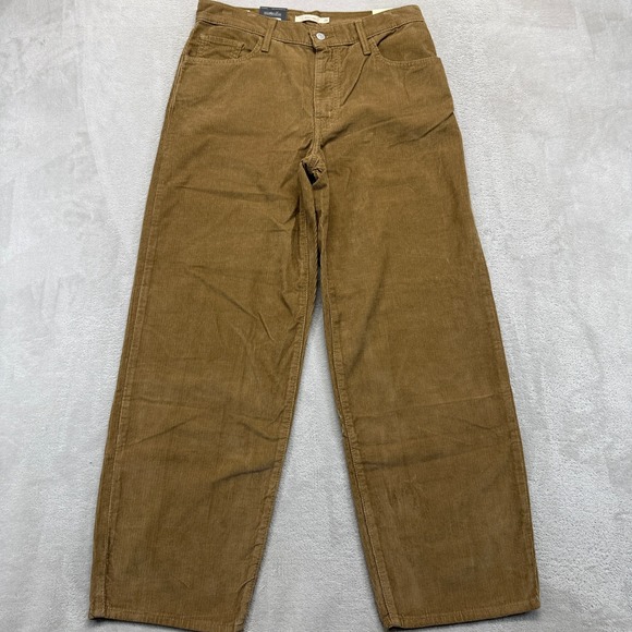 Levi's Other - Levi's Pants Men's 29x30 Baggy Dad Corduroy Brown‎ Wide Leg Relaxed Fit Trousers
